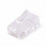 RJ45 Network LAN CAT5e Cat6 Patch Cable Crimp Plug Connector GOLD Pins