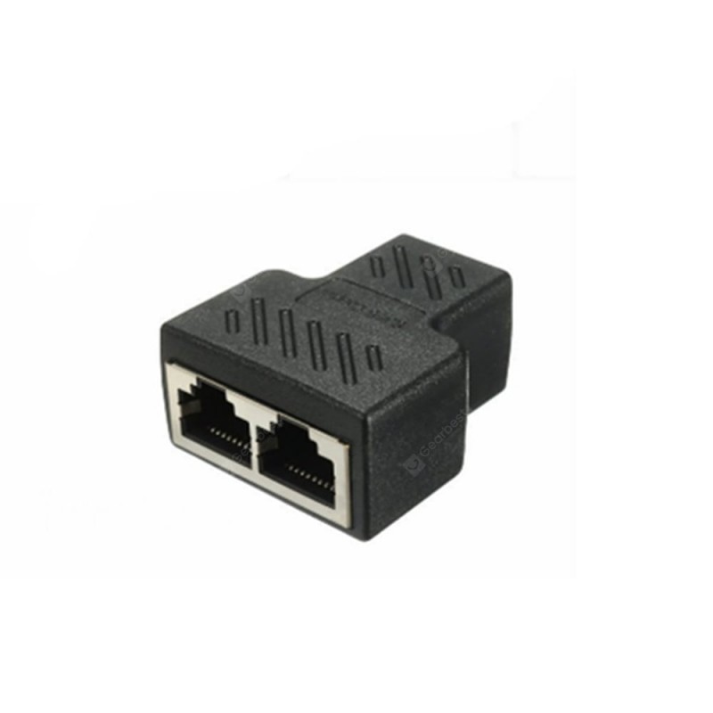 Splitter Connector Ethernet Cable Socket Adapter