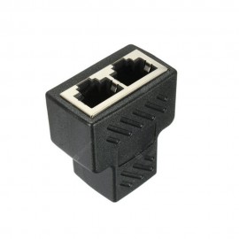 Splitter Connector Ethernet Cable Socket Adapter