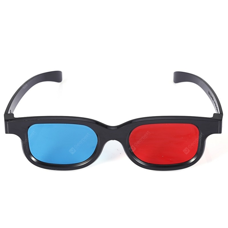 Red And Blue Glasses Stereo 3D Glasses for TV / Computer / Projector