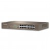 Tenda TEG1016D 16-port Full Gigabit Desktop Rack Switch Steel Frame Rack-mounted Engineering Monitoring Splitter