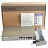 Tenda TEG1016D 16-port Full Gigabit Desktop Rack Switch Steel Frame Rack-mounted Engineering Monitoring Splitter