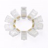 RJ45 Network Connector 8P8C Modular Ethernet Cable Head Plug Gold