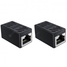 RJ45 Network Coupler Ethernet Cable Extender Adapter for Cat7 Cat6 Cat5e 2PCS