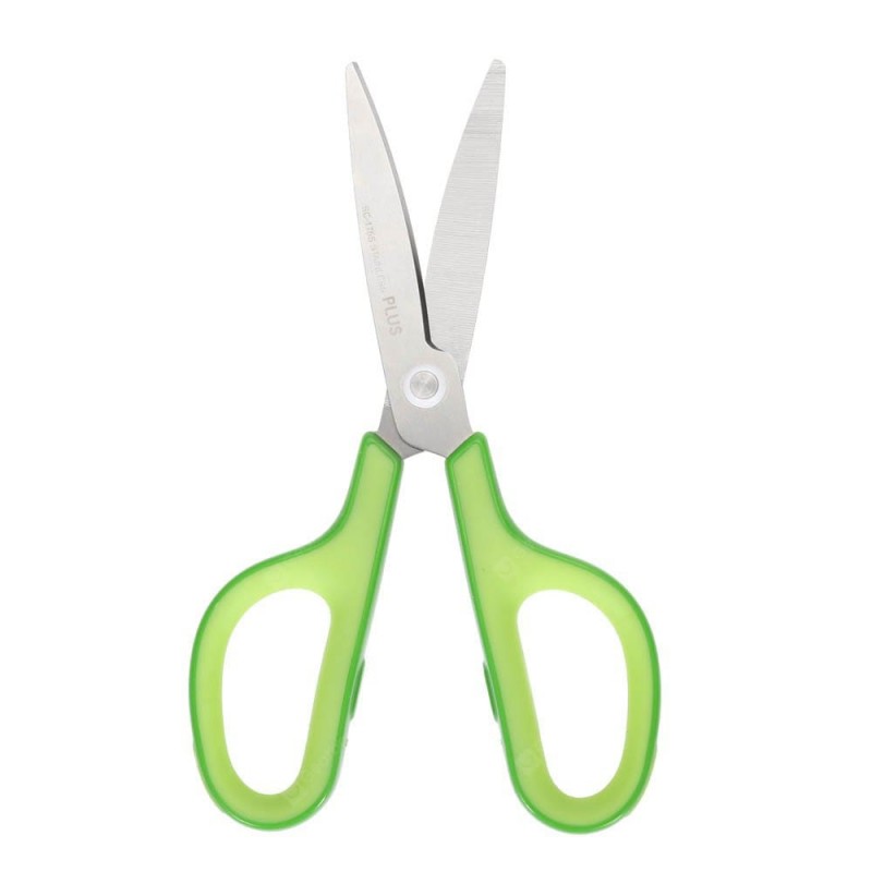 PLUS Skid Resistance Stainless Steel Scissors Office Stationery