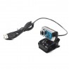 USB Webcam HD Web Camera 12M Chip and Lens Clarity 3 LED for PC Laptop