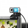 USB Webcam HD Web Camera 12M Chip and Lens Clarity 3 LED for PC Laptop