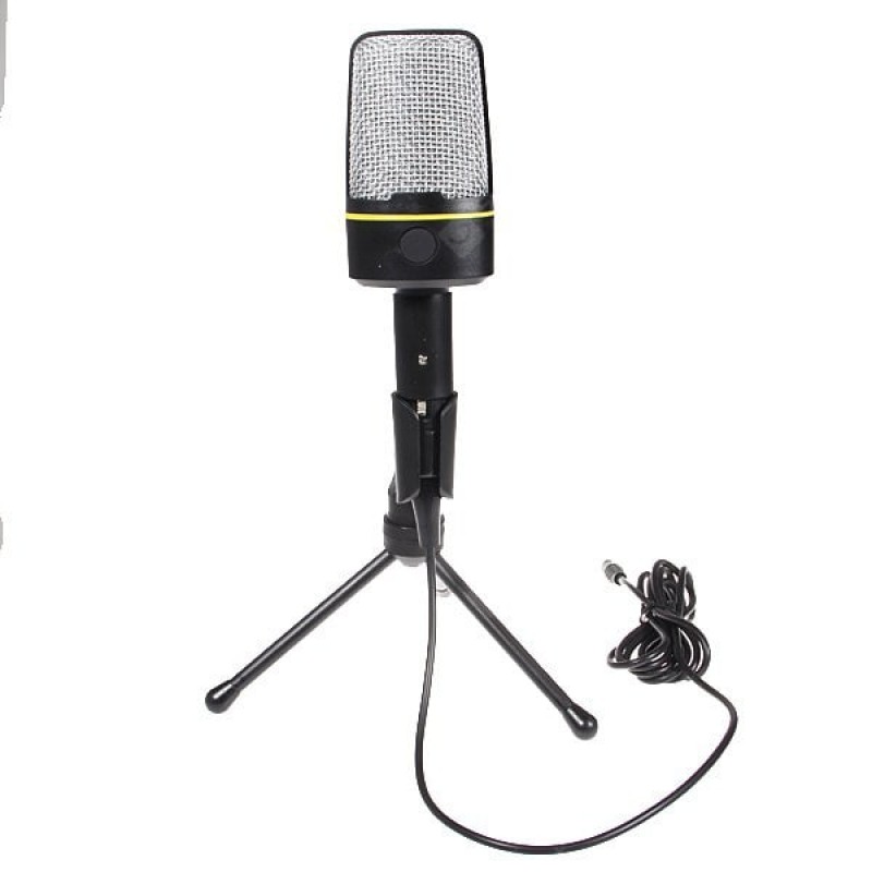 SF-920 Condenser Microphone Special for Chatting and Singing over Internet -Black