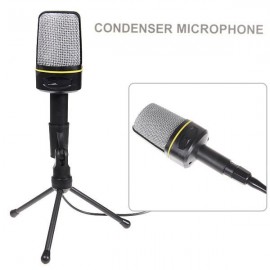 SF-920 Condenser Microphone Special for Chatting and Singing over Internet -Black