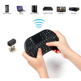 UKB - 500 - RF 2.4GHz Mini Wireless Keyboard with Touch Pad LED Indicator Built - in Lithium - ion Battery