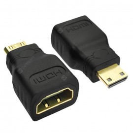 Super Port Mini HDMI Male to HDMI Female Adapter Connector