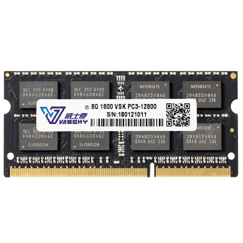 Vaseky Laptop Memory Module DDR3 / 1600MHz / 8GB