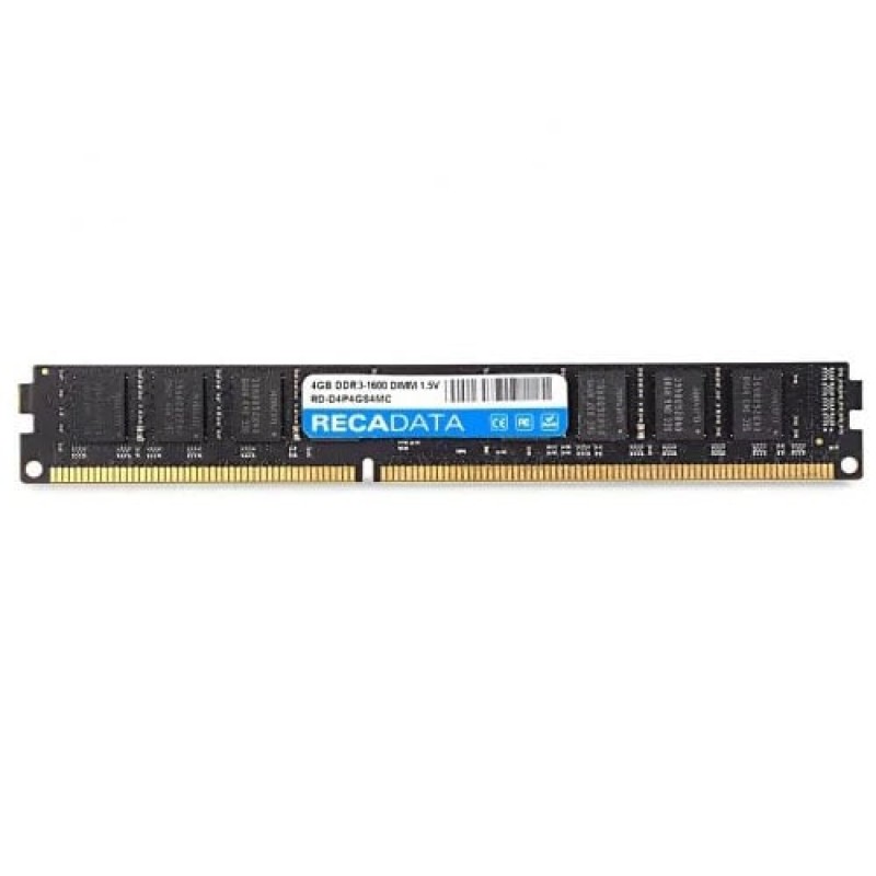 RECADATA 4GB DDR3 - 1600 Memory Module 240 Pin