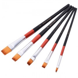 Professional Hardwood Acrylic Painting Brush 5pcs