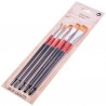 Professional Hardwood Acrylic Painting Brush 5pcs