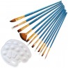 Nylon Brush 12pcs with 2 Palette