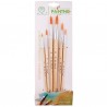 Professional Hardwood Acrylic Painting Brush 6PCS