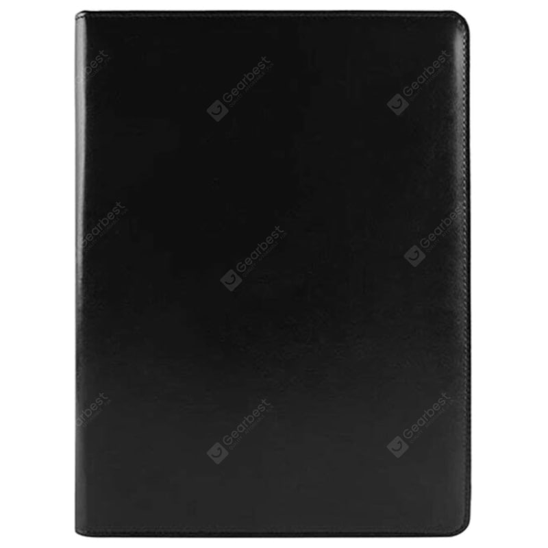 Solar Calculator A4 PU Leather Folder Holder Clipboard Cover