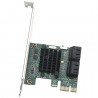 PCI-E to 4 x SATA3.0 Expansion Card for SSD / IPFS Hard Disk