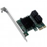 PCI-E to 4 x SATA3.0 Expansion Card for SSD / IPFS Hard Disk