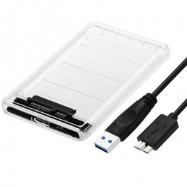 USB3.0 2.5 inch Serial Port Transparent Mechanical Solid State Disk Box