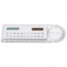 Portable Solar Energy Ruler Calculator Office Stationery for Student