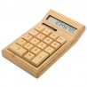 SP1454 CS19 12-Digit Calculator Photoelectric Double Drive Bamboo Material ( Built-In Button Battery )