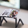 SP1419 T6 Foldable Laptop Desk Aluminum Alloy Bracket with Non-Slip Buckle