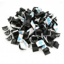 ZDM 50/100 Pieces of Adhesive Cable Clips Wire for Car Office and Home