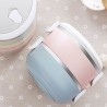 Round Stainless Steel Insulated Lunch Box Portable Four-layer Lunch Box Insulation Barrel