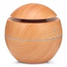 XBH - 035B Round Cover Wood Grain Humidifier Night Light Moisturizer Sprayer