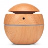 XBH - 035B Round Cover Wood Grain Humidifier Night Light Moisturizer Sprayer