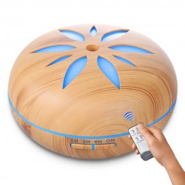 Remote Control  Flower Aroma Diffuser 550ML Essential Oil Diffuser Electric Ultrasonic Humidifier