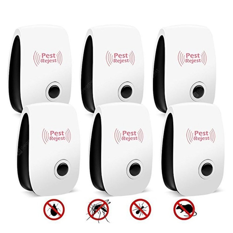 Ultrasonic Environment-Friendly Pest Repeller 6pcs