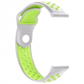 Two-color Pore Silicone Back Button Strap for HUAWEI Amazfit