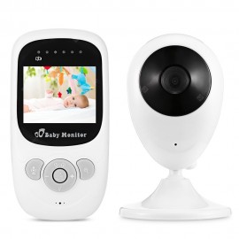 SP880 Wireless Baby Monitor LCD Display Two-way Audio Night Light Temperature Monitoring Lullabies