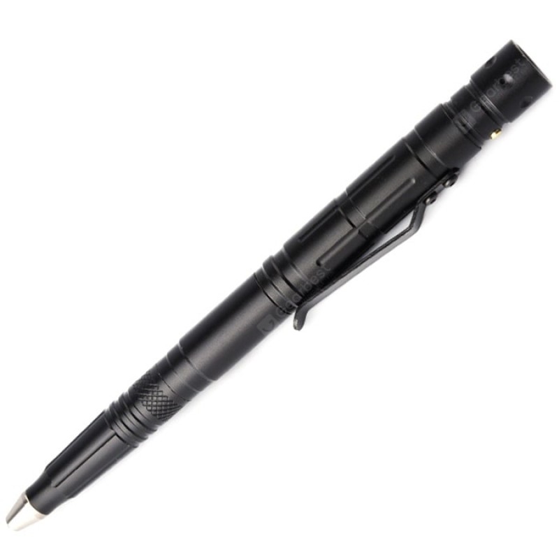 TG - S165 Outdoor Portable Tactical Defensive Survival Pen LED Flashlight