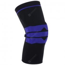 Sports Knee Pad Silicone Spring Knit Support for Running Basketball Climbing 1PC