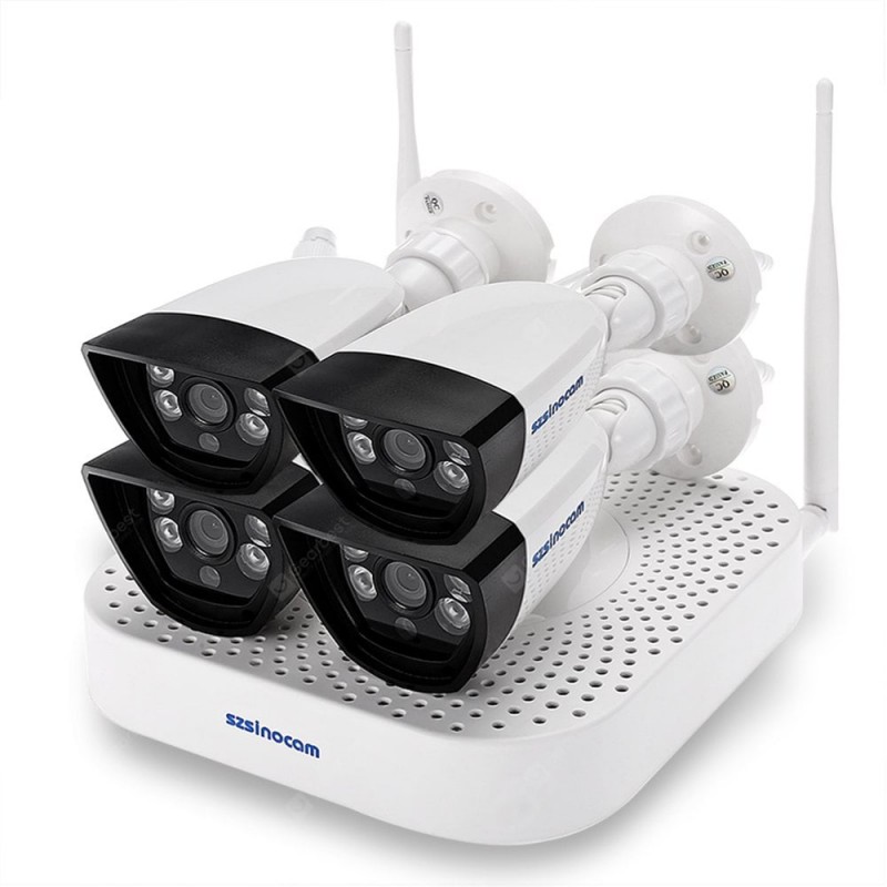 Szsinocam SN - NVK - 5007W10 Wireless NVR Kit with Four 720P Cameras