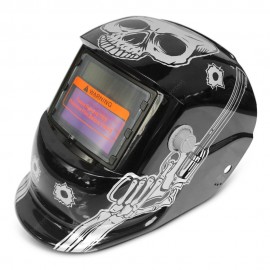 Skull Solar Energy Auto Variable Light Welding Helmet