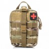 Outdoor Medical Kit First Aid Kit Lifesaving Kit Nylon Waterproof MOLLE Accessory Bag Storage Pockets Military Enthusiasts Tactical Package