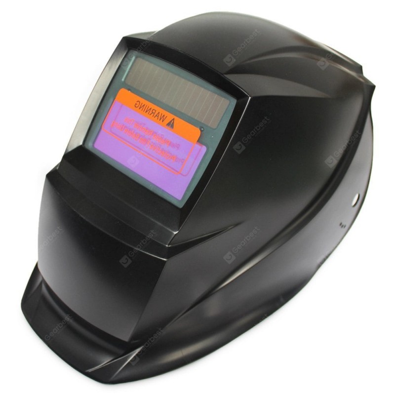 Solid Color Type Solar Energy Variable Light Welding Helmet