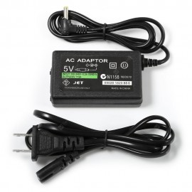 US Plug AC Adaptor with Cable for PSP 100 - 240V Input