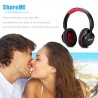 Zinsoko 861 Bluetooth 4.1 Wireless 3.5mm Audio Cable Wired Headphone Noise-Cancelling over Ear Headset Voice Prompts Stereo Bass Sound Large Power Compatity 18H Play Time 20H Talk Time 300+H Standby T