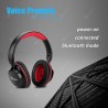 Zinsoko 861 Bluetooth 4.1 Wireless 3.5mm Audio Cable Wired Headphone Noise-Cancelling over Ear Headset Voice Prompts Stereo Bass Sound Large Power Compatity 18H Play Time 20H Talk Time 300+H Standby T