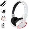 Wired Headset Stereo Folding Headphone with Microphone