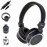 Wired Headset Stereo Folding Headphone with Microphone