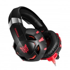 ONIKUMA K2A High Performance Professional Gaming Headset Red