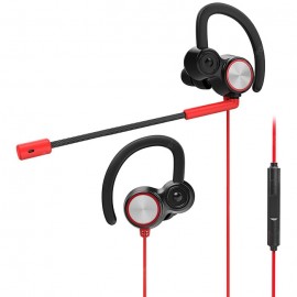 V6 In-ear Gaming Earphone Double Speaker Drive 3.5mm Earbuds