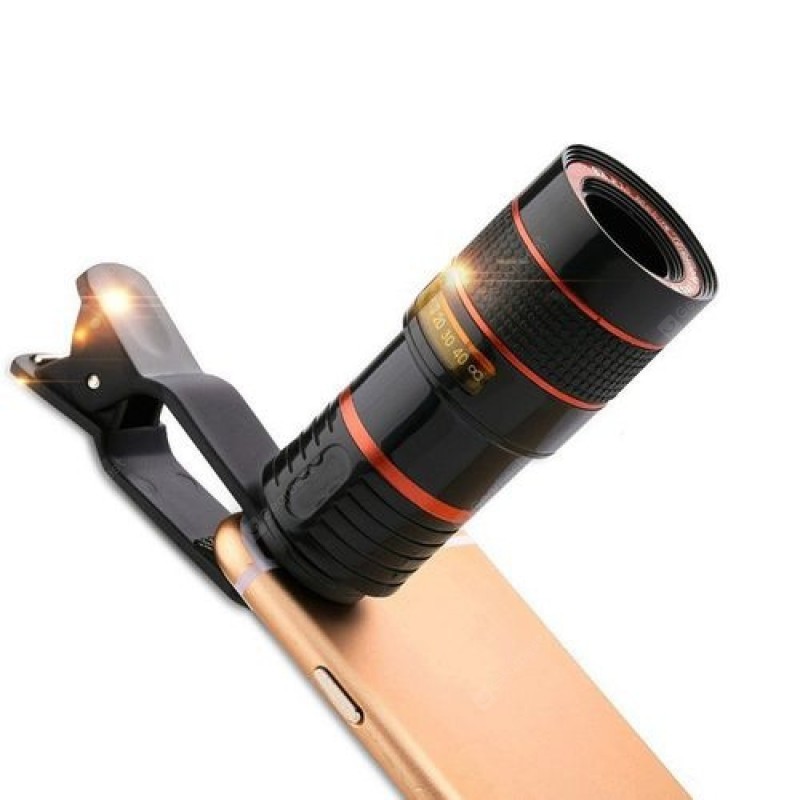 YEDUO Photography Telescope Lens Clip for Mobile Phone Optical Photo Zoom Camera